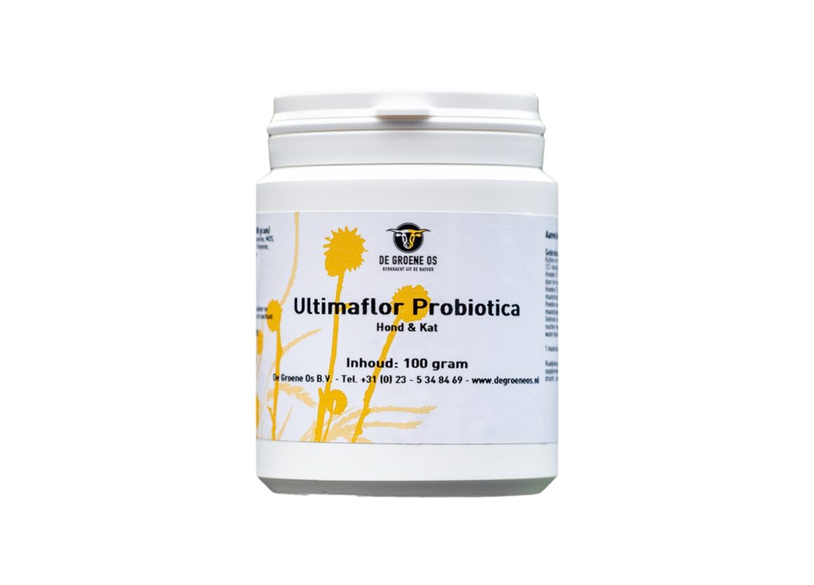 Groene Os Ultima Flor Probiotica voor honden