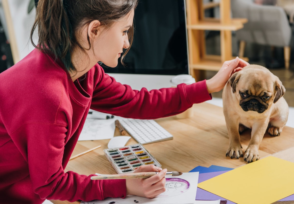 Hond alleen thuis laten niet verstandig